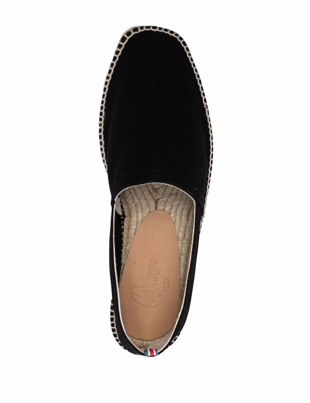 Espadrillas con rafia intrecciata Castañer in nero - uomo 
