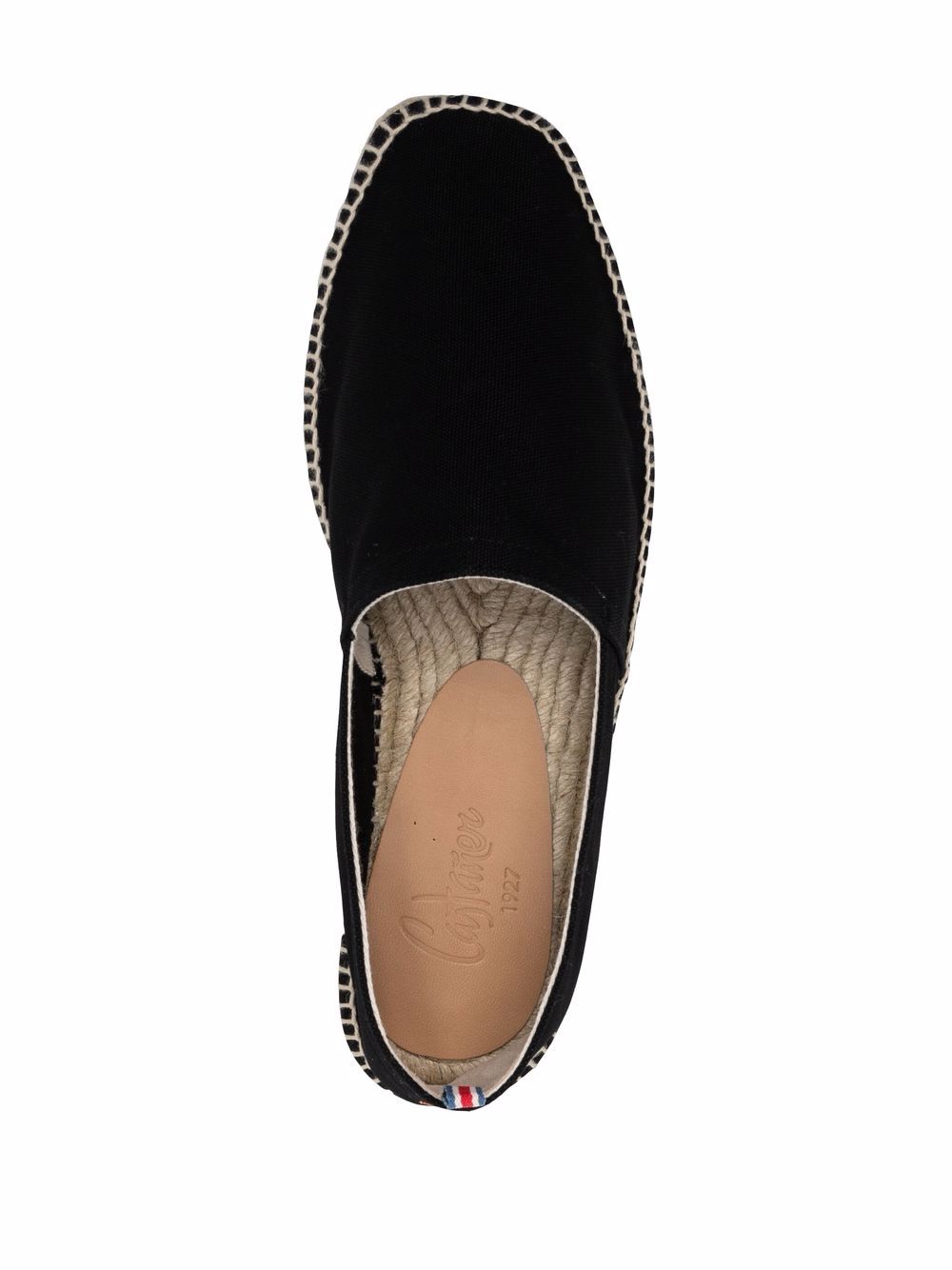 Espadrillas con rafia intrecciata Castañer in nero - uomo 