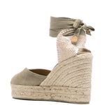 Espadrilles chiara in verde Castañer - donna 