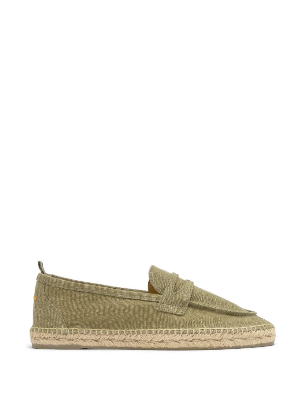 Espadrilles in tela penny in verde Castañer - uomo 