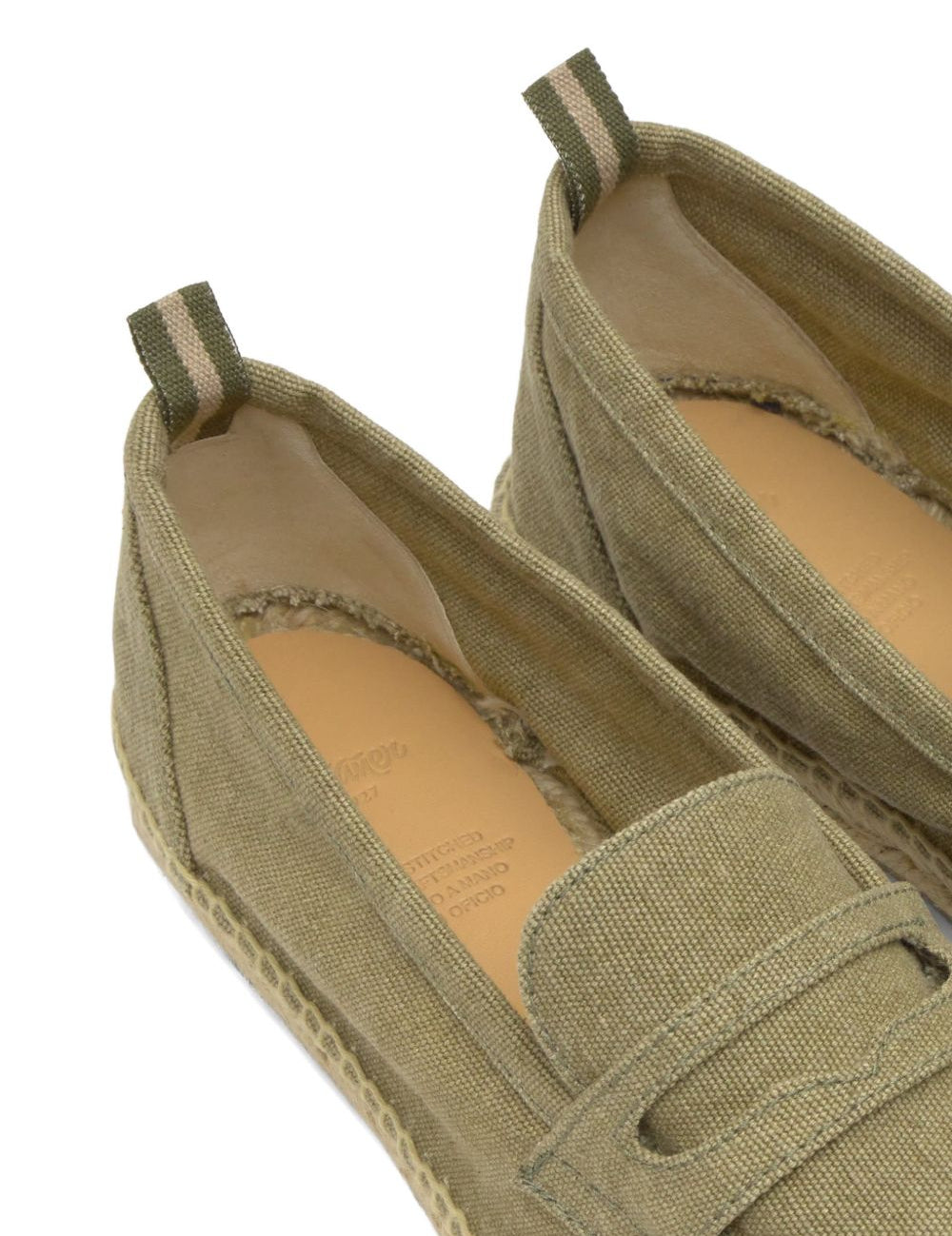 Espadrilles in tela penny in verde Castañer - uomo 