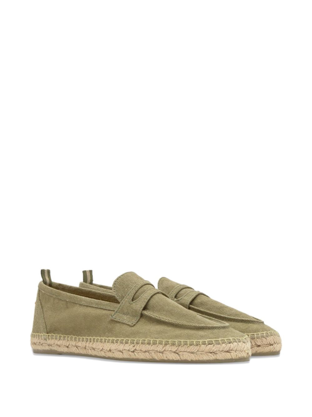 Espadrilles in tela penny in verde Castañer - uomo 