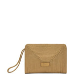 Clutch intrecciato bali in oro Castañer - donna 