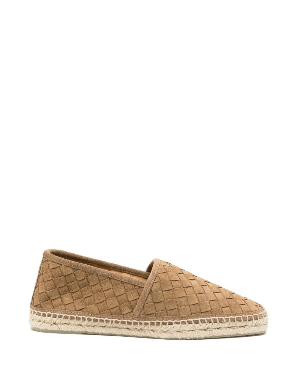 Espadrillas con motivo intrecciato in marrone Castañer - uomo 
