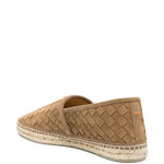Espadrillas con motivo intrecciato in marrone Castañer - uomo 