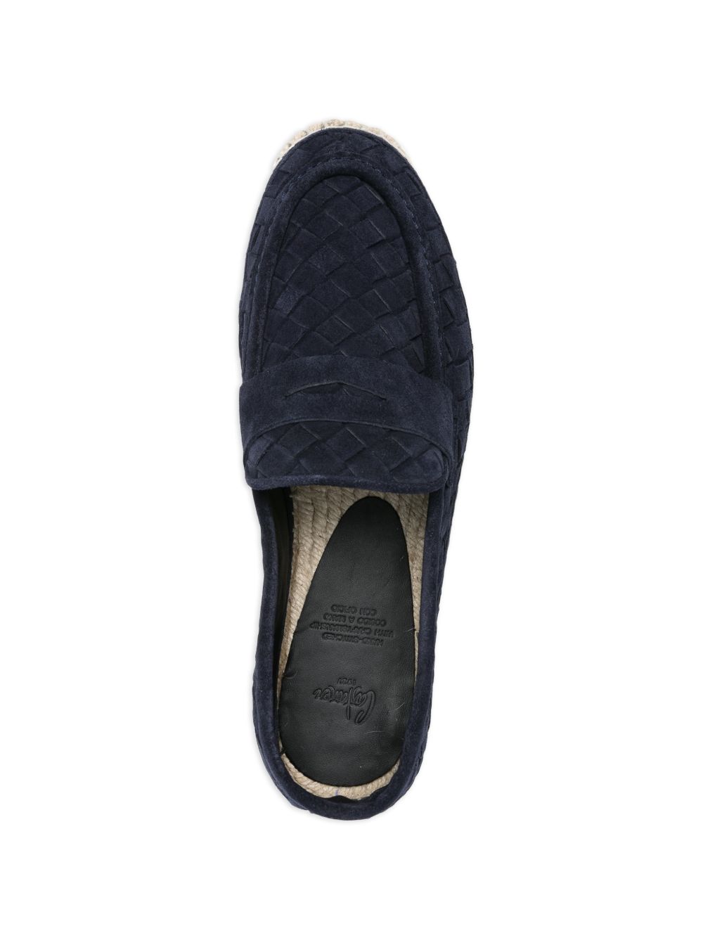 Espadrilles intrecciate in nero Castañer - uomo 