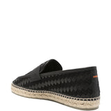 Espadrilles intrecciate a forma di penny in nero Castañer - uomo 