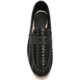 Espadrilles intrecciate a forma di penny in nero Castañer - uomo 