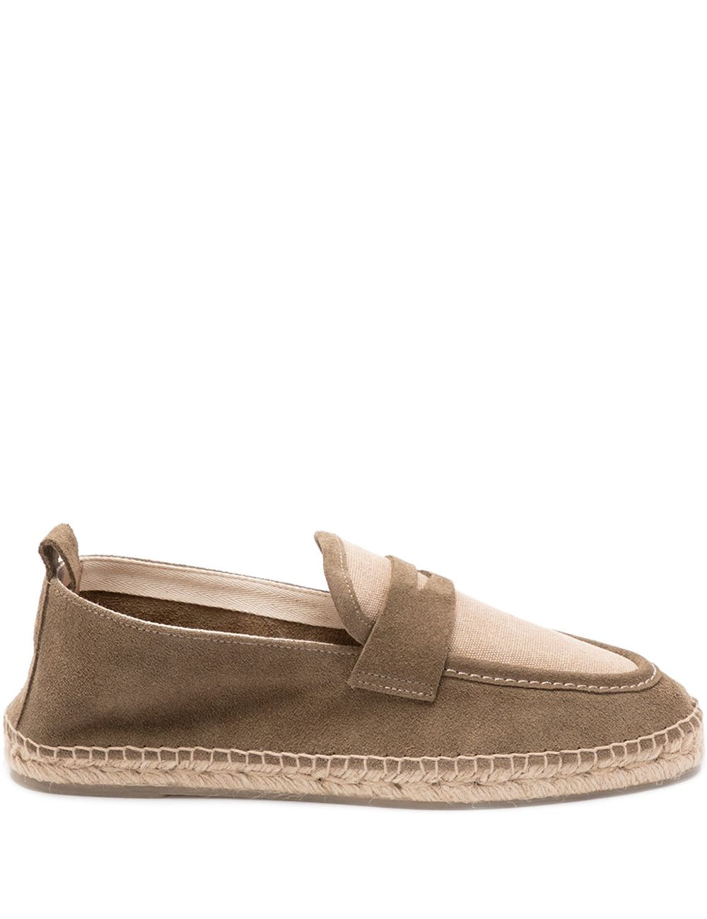Espadrilles Nobu in verde e beige Castañer - uomo 