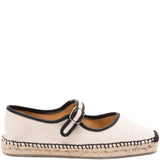 Espadrilles con fibbia in bianco Castañer - donna 
