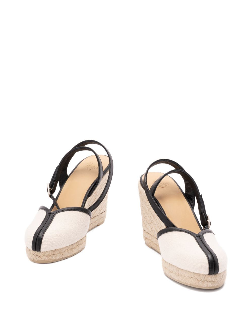 Espadrilles con zeppa in bianco Castañer - donna 