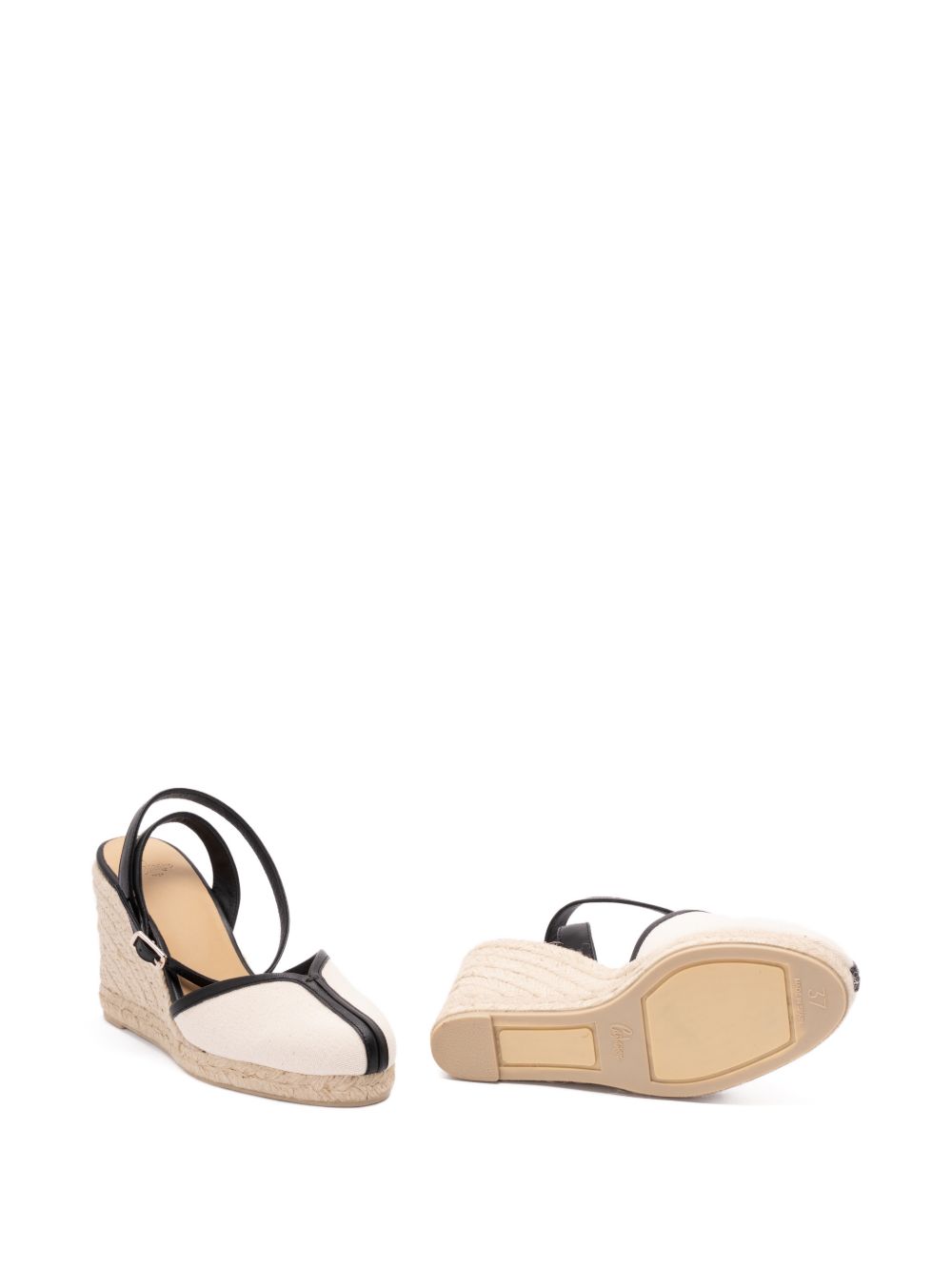 Espadrilles con zeppa in bianco Castañer - donna 