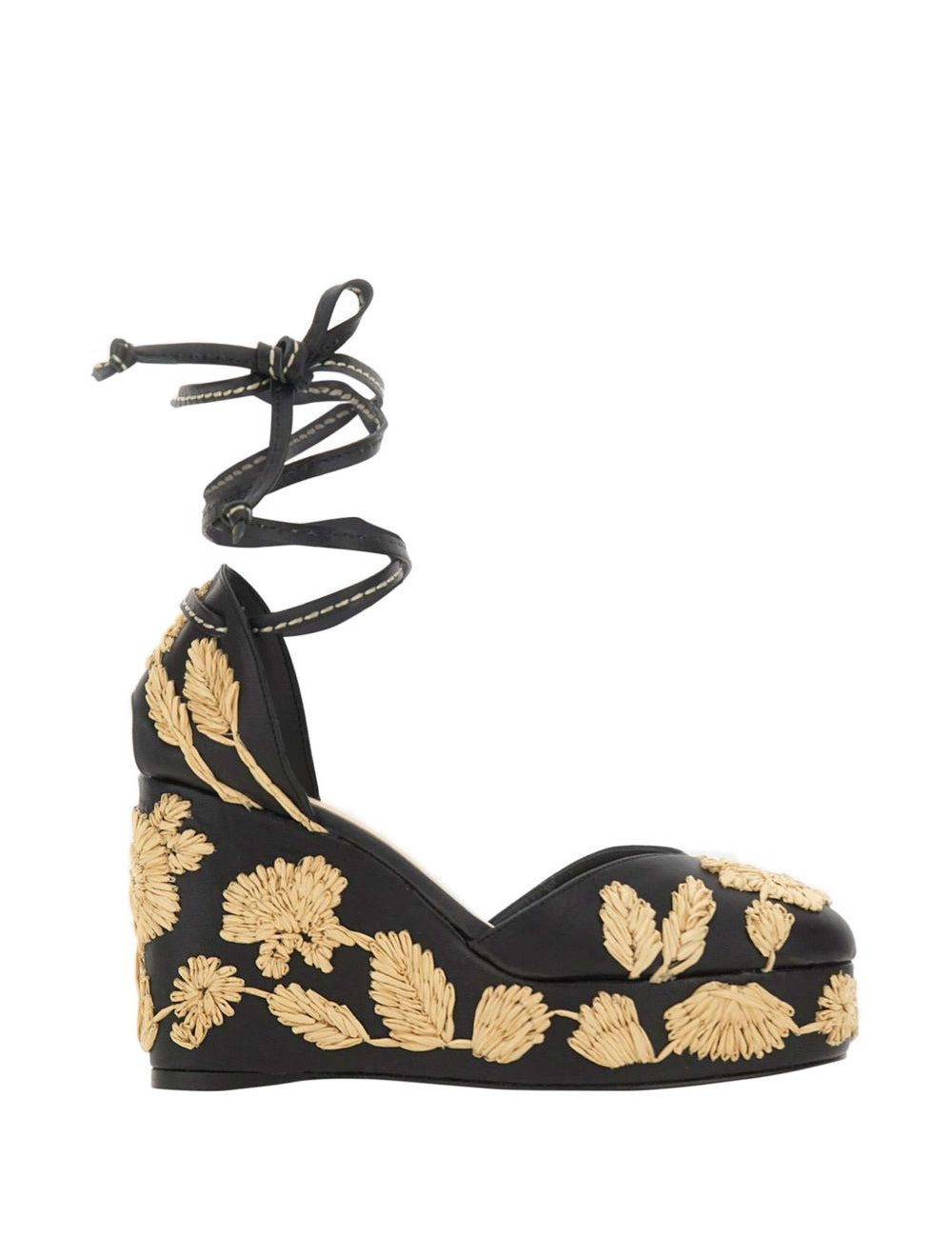 Espadrilles Carmela con ricamo a fiori in nero Castañer - donna 
