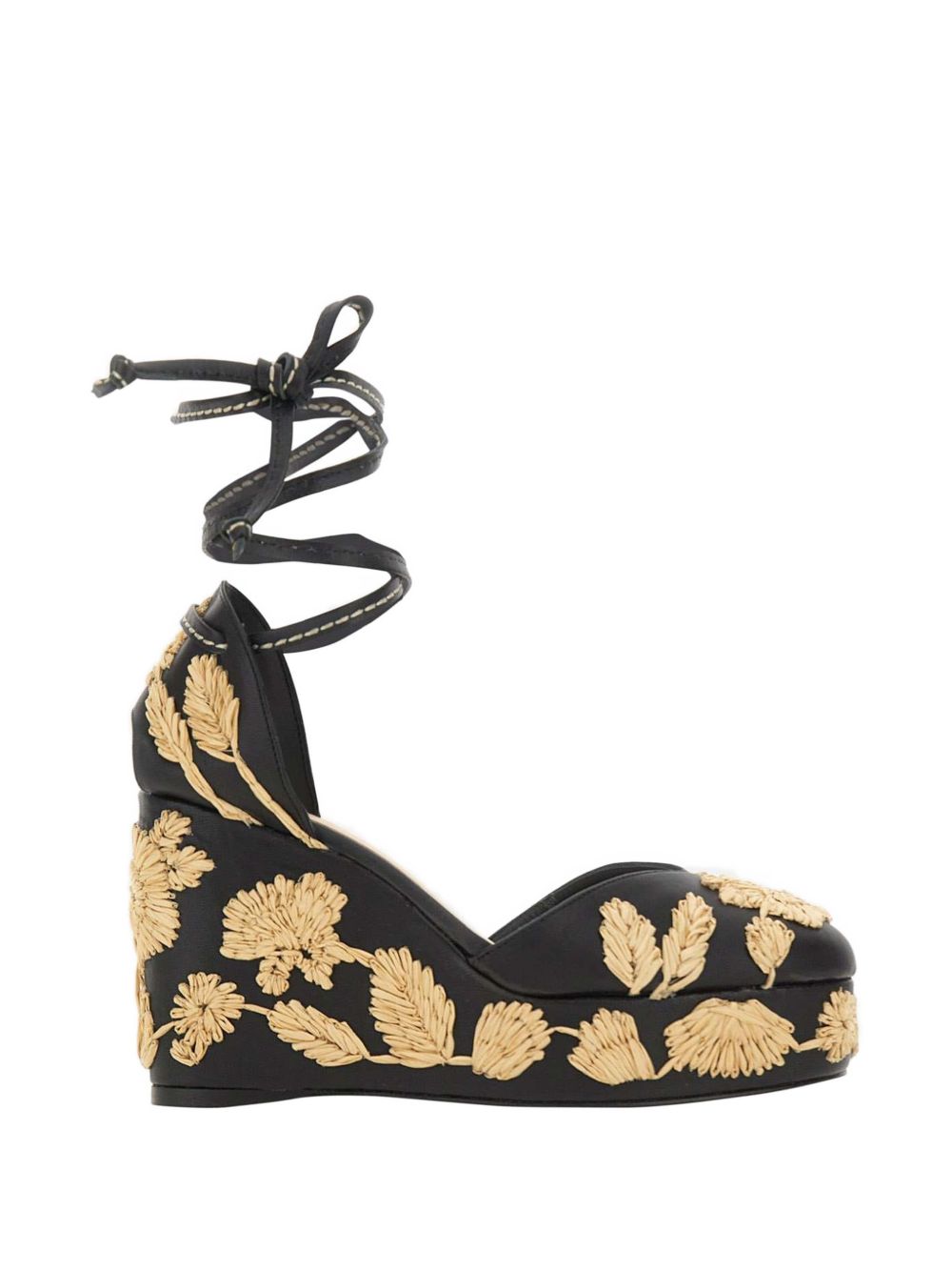 Espadrilles Carmela con ricamo a fiori in nero Castañer - donna 