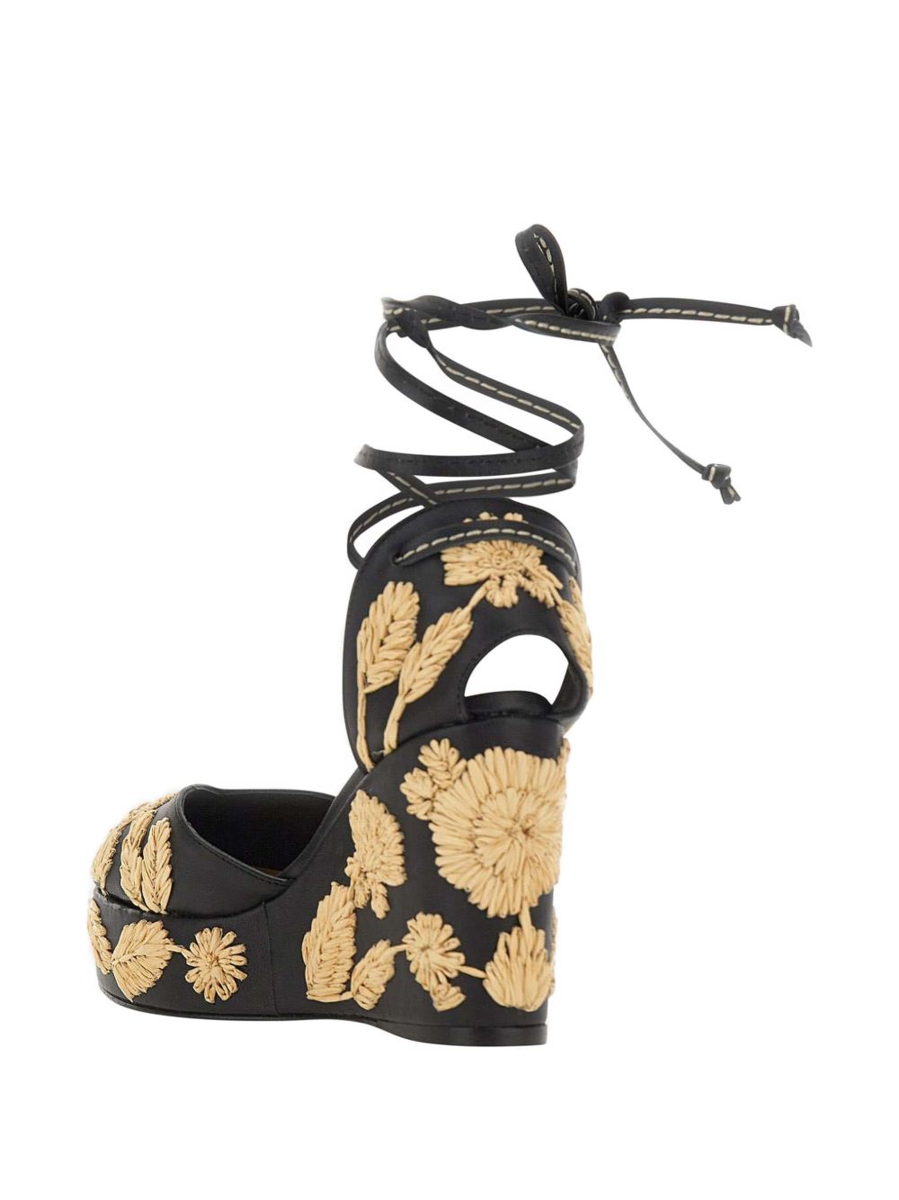 Espadrilles Carmela con ricamo a fiori in nero Castañer - donna 