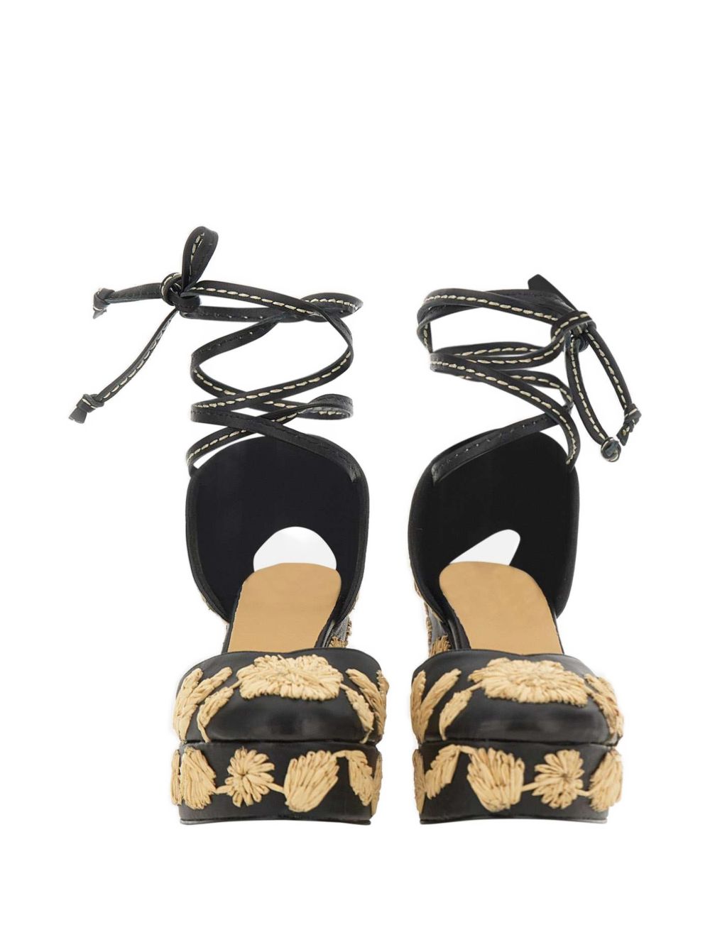 Espadrilles Carmela con ricamo a fiori in nero Castañer - donna 
