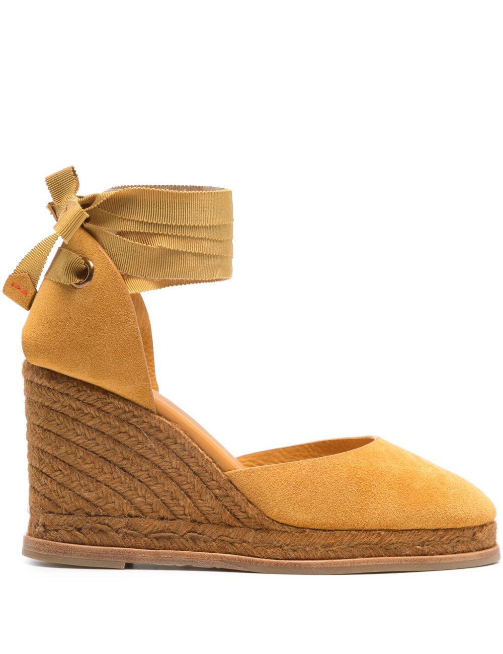 Espadrillas con zeppa in marrone Castañer - donna 