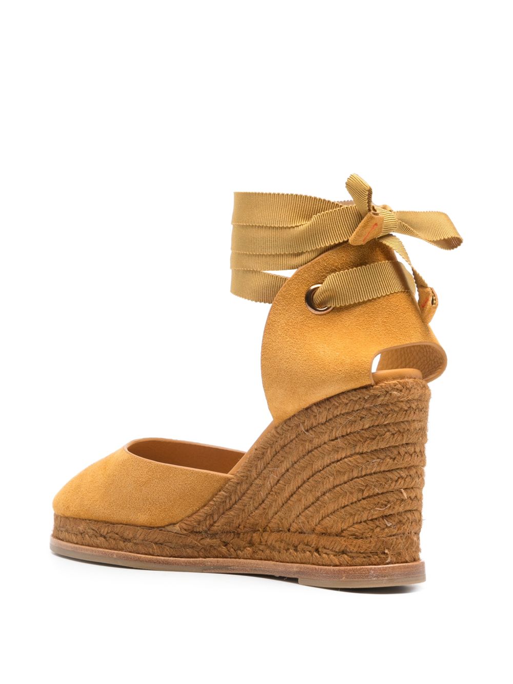 Espadrillas con zeppa in marrone Castañer - donna 