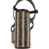 Sandali Felisa con plateau in nero Castañer - donna 