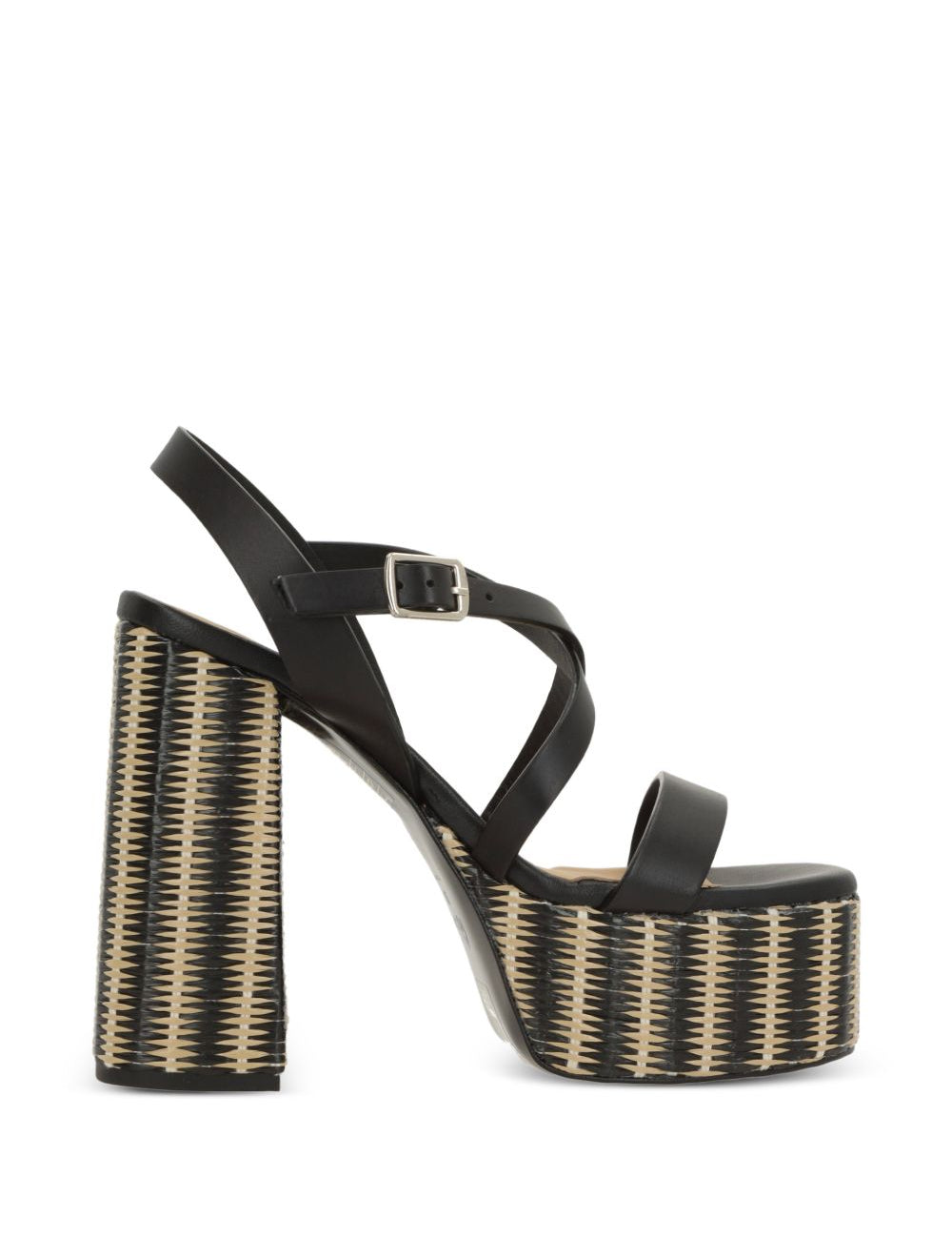 Sandali Felisa con plateau in nero Castañer - donna 