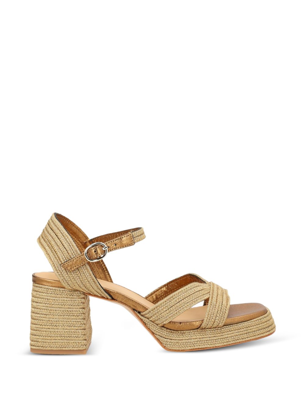 Sandali vallita con cinturino alla caviglia in beige Castañer - donna 