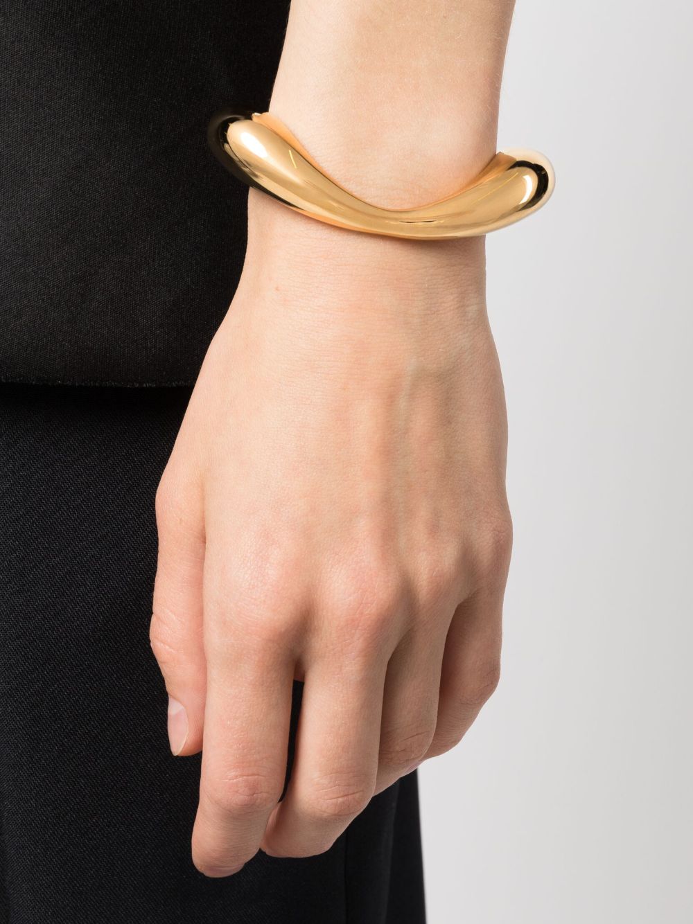 Bracciale rigido Lips placcato oro in oro Charlotte chesnais - donna 