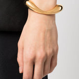 Bracciale rigido Lips placcato oro in oro Charlotte chesnais - donna 