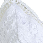 Top Melie con scollo a V e ricamo floreale in bianco Charo ruiz ibiza 1989 - donna 