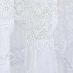 Gonna a balze con dettagli in pizzo Serza in bianco Charo ruiz ibiza 1989 - donna 