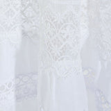 Gonna a balze con dettagli in pizzo Serza in bianco Charo ruiz ibiza 1989 - donna 