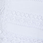 Gonna a balze con dettagli in pizzo Serza in bianco Charo ruiz ibiza 1989 - donna 