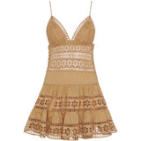 Abito corto Isca in marrone Charo ruiz - donna 