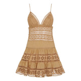 Abito corto Isca in marrone Charo ruiz - donna 