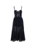 Dafelle Lace-Insert Dress in Black Charo Ruiz Ibiza 1989 - women