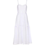 Abito con inserti in pizzo dafelle in bianco Charo ruiz ibiza 1989 - donna 