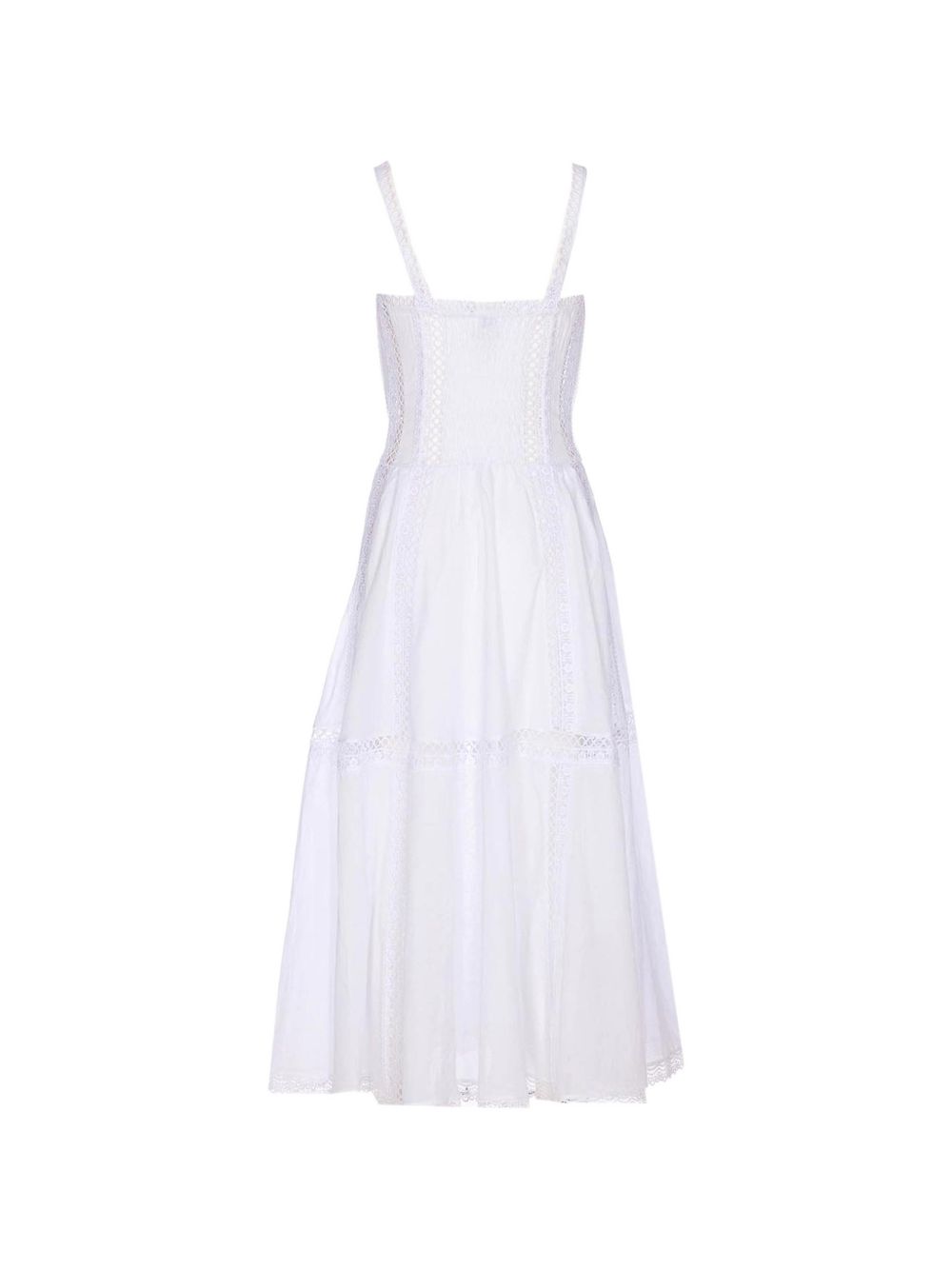 Abito con inserti in pizzo dafelle in bianco Charo ruiz ibiza 1989 - donna 