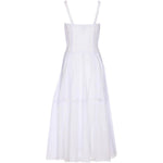 Abito con inserti in pizzo dafelle in bianco Charo ruiz ibiza 1989 - donna 