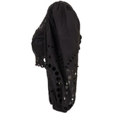 Top Luna con ricamo in nero Charo ruiz ibiza 1989 - donna 