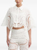Camicia Storm in pizzo sangallo in bianco Charo ruiz ibiza 1989 - donna