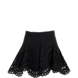 Minigonna con detagli in pizzo sail in nero Charo ruiz ibiza 1989 - donna 