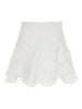 Minigonna con detagli in pizzo sail in bianco Charo ruiz ibiza 1989 - donna