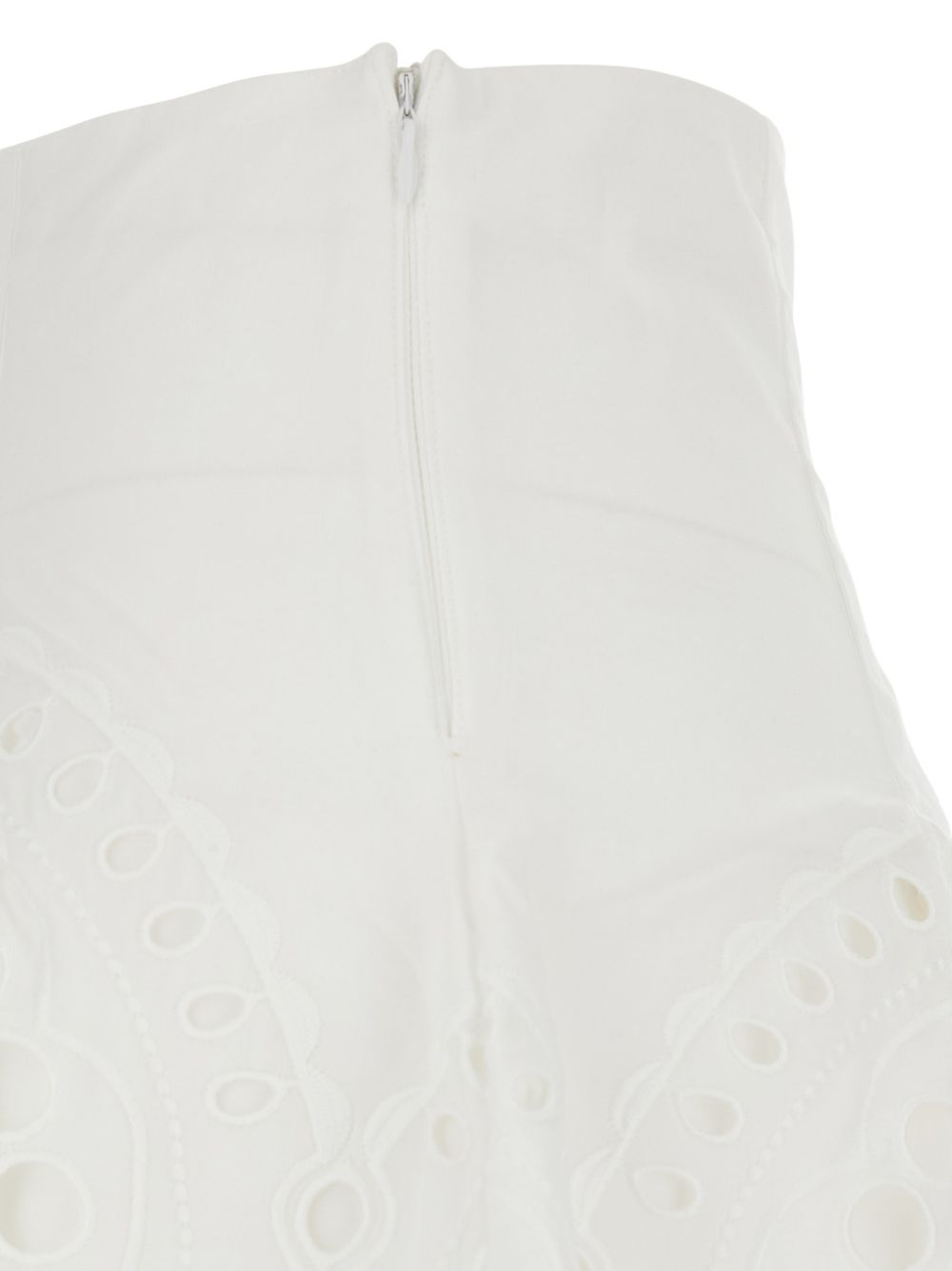 Minigonna con detagli in pizzo sail in bianco Charo ruiz ibiza 1989 - donna 
