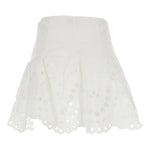 Minigonna con detagli in pizzo sail in bianco Charo ruiz ibiza 1989 - donna 