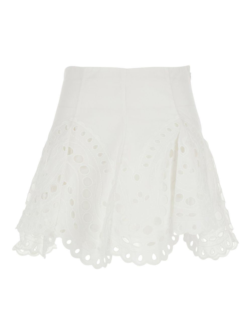 Minigonna con detagli in pizzo sail in bianco Charo ruiz ibiza 1989 - donna 