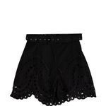 Shorts Dune con cintura in nero Charo ruiz ibiza 1989 - donna 