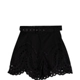 Shorts Dune con cintura in nero Charo ruiz ibiza 1989 - donna 