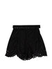 Dune Shorts with Belt in Black Charo Ruiz Ibiza 1989 - Woman