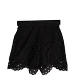 Shorts Dune con cintura in nero Charo ruiz ibiza 1989 - donna 
