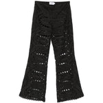 Pantaloni broderie-anglaise in nero Charo ruiz ibiza 1989 - donna 