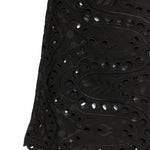 Pantaloni broderie-anglaise in nero Charo ruiz ibiza 1989 - donna 